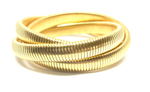 Gold Twisted Cobra Bracelet