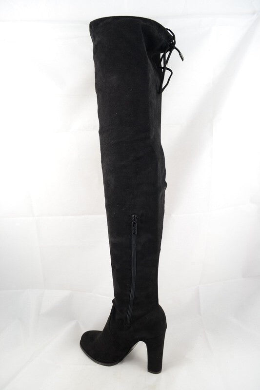 Over the Knee Black Boot