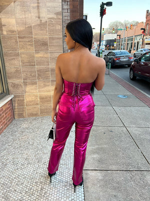 Gia Metallic Trouser