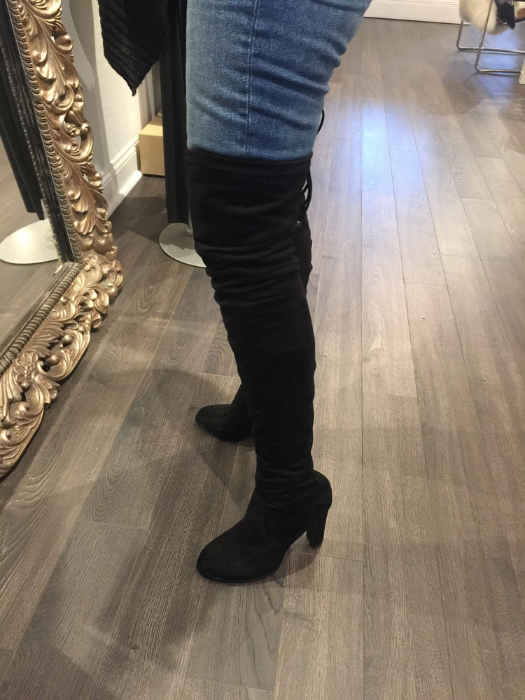 Over the Knee Black Boot