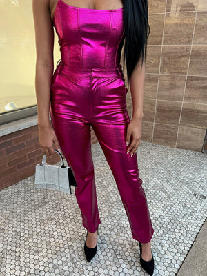 Gia Metallic Trouser